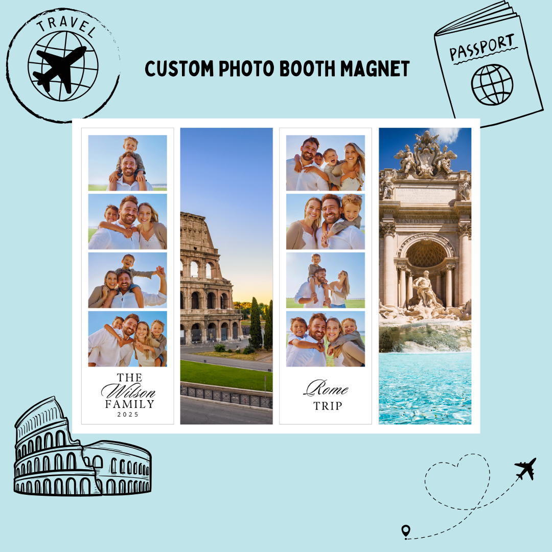 Custom Photo Booth Magnet