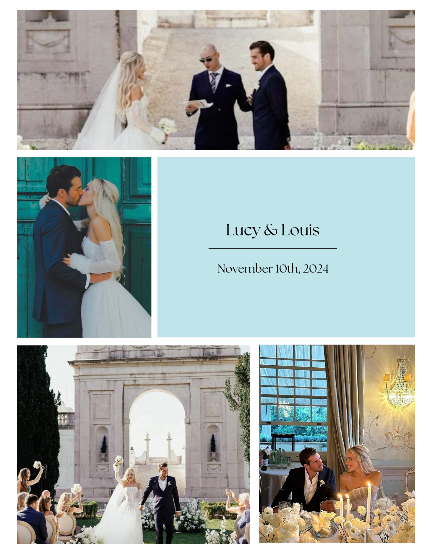 Wedding Photo Collage